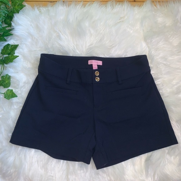 Navy Lily Pulitzer Shorts - Picture 2 of 7